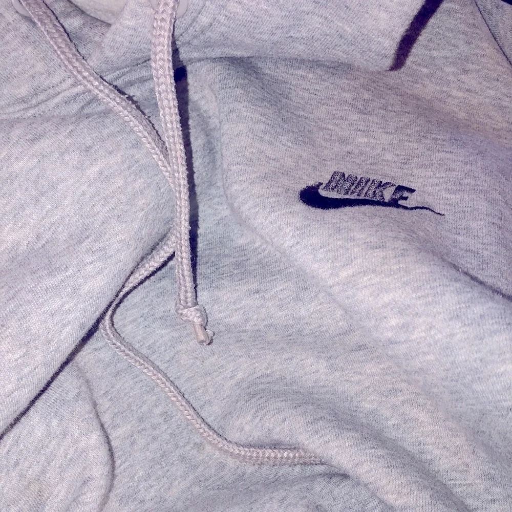 Nike sportswear grey hooded sweatshirt size medium